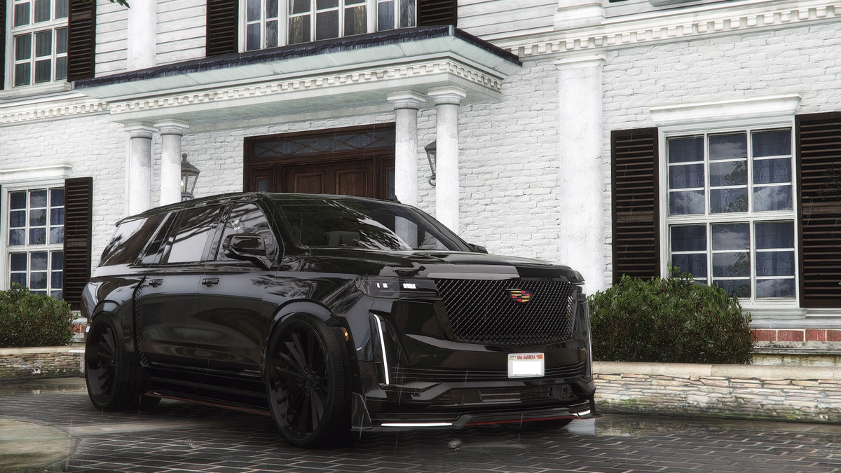 Mansory Escalade Widebody 2025 Concept Indigo